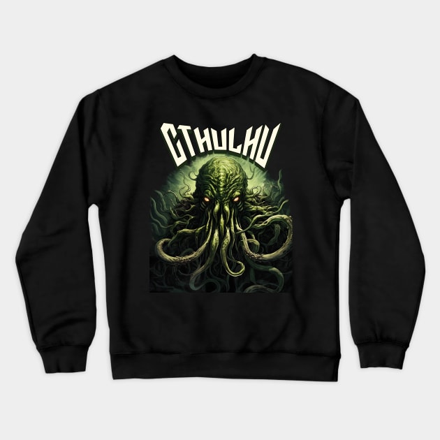 Cthulhu Crewneck Sweatshirt by SygartCafe